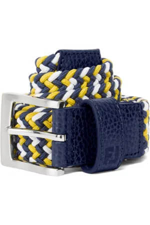 FootJoy Braided Golfriem Heren Navy/Wit/Taxi