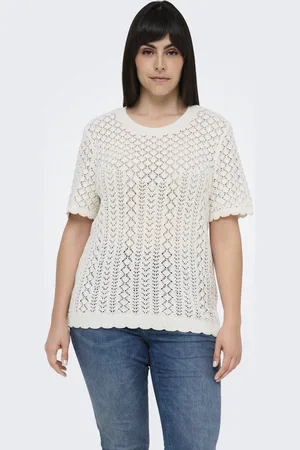ONLY CARSAGA LIFE SS O-NECK KNT NOOS - Dames - Gebreide truien