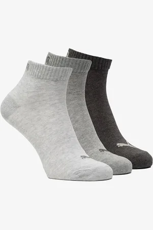 PUMA Unisex Quarter Plain Enkelsokken - 3 Pack