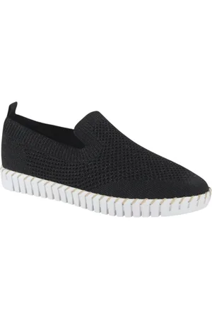 La Strada 2403739-4500 BLACK/SILVER dames instappers sportief maat 39
