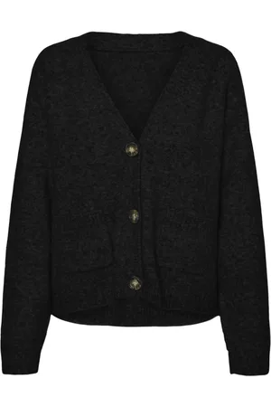 VERO MODA VMBOOM LS V-NECK BUTTON CARDIGAN GA NOOS Dames Vest