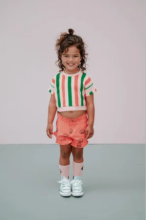 CarlijnQ SPROET & SPROUT RUFFLE SHORT SHELL PRINT-7 jaar(1138187191644)