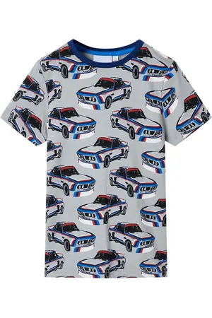 vidaXL Kinderpyjama - Korte Mouwen - Grijs