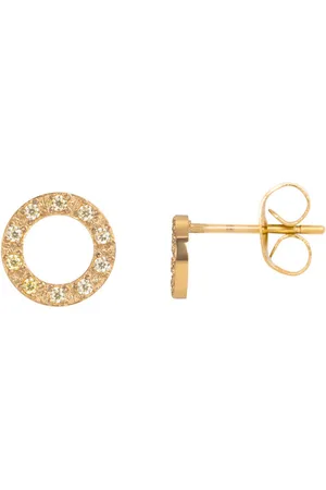Ixxxi Oorbellen Circle Stone 10 mm