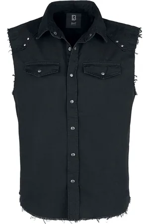 Brandit Sleeveless Vintage Shirt Shirt met korte mouwen 4XL Katoen