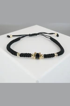 Christian Armband met goud en onyx