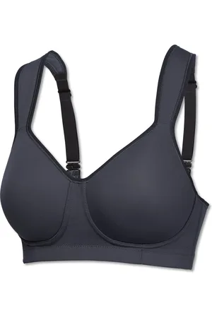 Schiesser Active bh (1-pack) - dames sport-bh antraciet