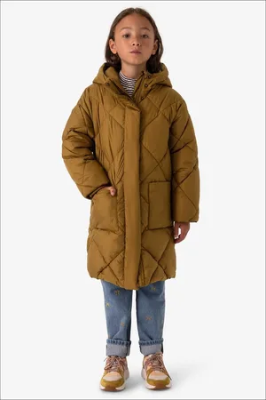 Sissy-Boy Khaki lange puffer jas