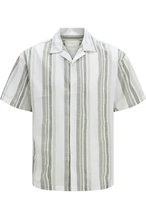 JACK & JONES JACK&JONES - JPRCCSUMMER STRIPE RESORT S/S SHIR PLS - Heren - Overhemden