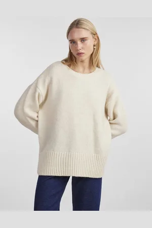 Pieces® PCNANCY LS LOOSE O-NECK KNIT NOOS BC - Dames - Gebreide truien