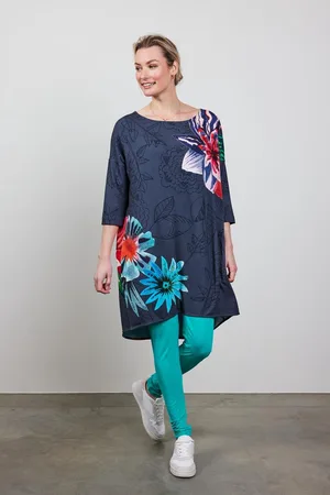DIDI Dames Legging in Peacock green maat 48
