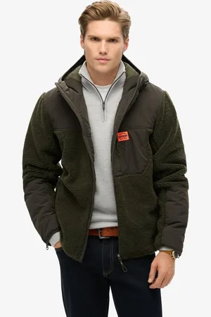 Superdry Hybride Expedition hoodie met borgvoering - Heren - Buitenjassen