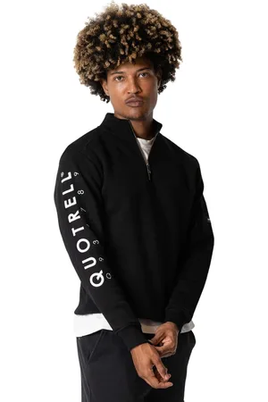 Quotrell Defender Half Zip Black/White