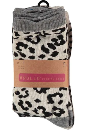 Apollo Sokken - Panterprint - - Set van 5 paar