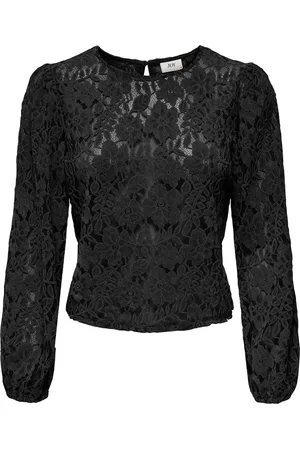 JDY DREAM L/S LACE TOP JRS - Dames - Blouses