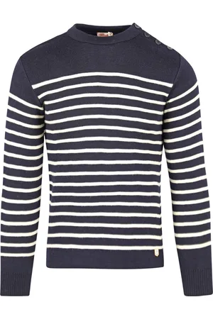 Armor.lux Armor-Lux Molène Trui Wol Strepen Navy