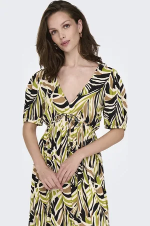 JDY NILE LIFE S/S SHORT DRESS WVN - Dames - Mini jurken