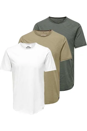 Only & Sons Heren t-shirt 3 pack ONSBENNE