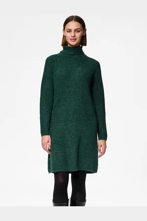 Pieces® PCELLEN LS HIGH NECK KNIT DRESS NOOS BC - Dames - Mini jurken