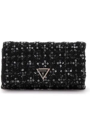 Guess Schoudertas Avondtas Giully Mini Xbody Flap Organizer Zwart