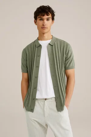 WE Fashion Polo met structuur
