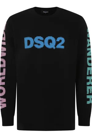 Dsquared2 Heren DSQ2 WorldWide Longsleeve Zwar