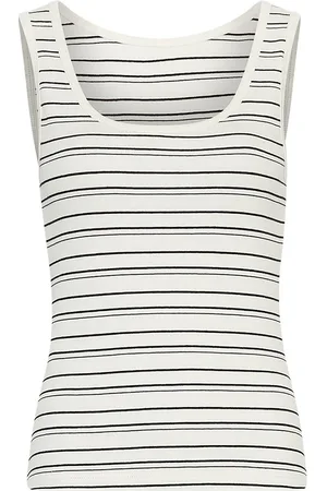 MSCH Mschgubbi Rasmia Sl Top Stp Tops & T-shirts Dames - Shirt -