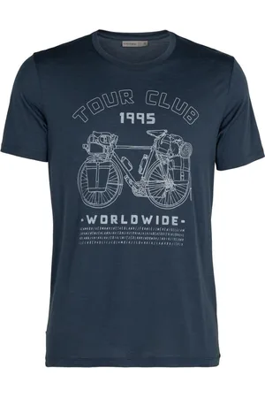Icebreaker Tech Lite SS Crewe Tour Club 1995 Heren T-shirt Serene Blue S