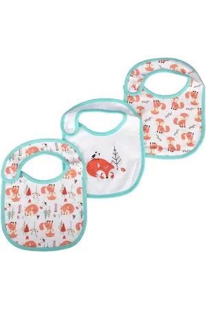 Merkloos Zachte Drool Tanden Gebreide Sjaal Bandana voor Pasgeboren Kinderen - 3 stks/set .
