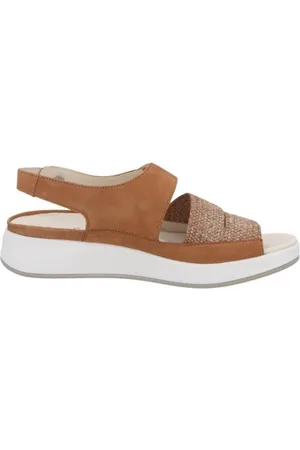 Solidus Sandalen - dames - Hannah 75032-30671 - nubuk, muskat (H) maat EU: 38 2/3 en UK: 5,5