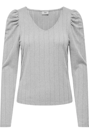 JDY TONSY LINA L/S V-NECK TOP JRS ATK - Dames - Blouses