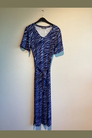 Geisha Dress v-neck long AOP