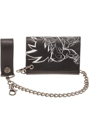 Dragon Ball Z Logo Overslag Portemonnee Met Ketting