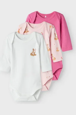 NAME IT NBFBODY 3P LS IBIS ROSE DEER NOOS - Baby