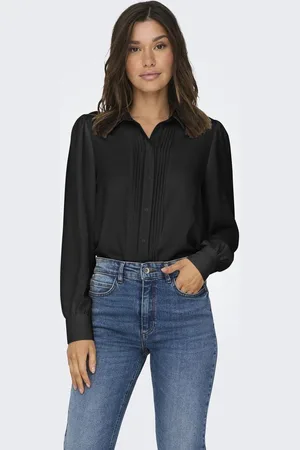 JDY DIEGO LIFE L/S PLEAT SHIRT WVN - Dames - Blouses