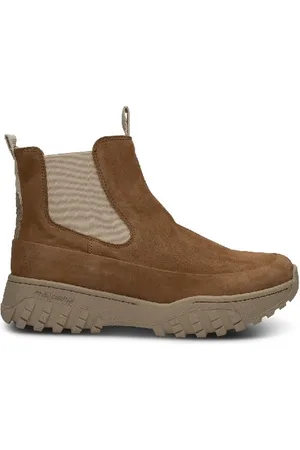 Woden Chelsea Boots suède lichtbruin