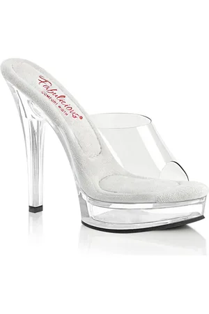 Fabulicious MAJESTY-501 Muiltjes met hak - US 8 - 38 Shoes - /Wit