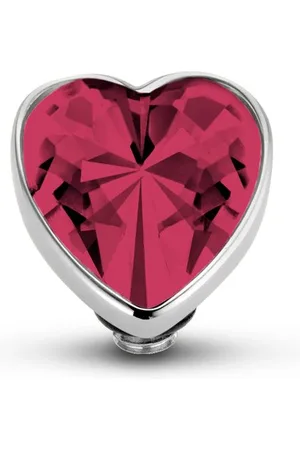 Melano Twisted Heart Steentje Zilver