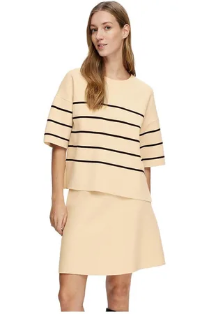 SELECTED Liva 2/4 Trui Beige XL Vrouw