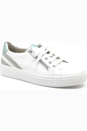 Solidus 37029 10309, kleurige dames sneaker met rits