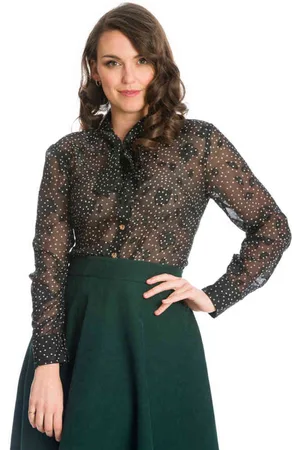 Dancing Days ROSE PUSSY BOW Blouse - 2XL