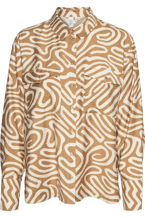 VERO MODA VMVIGDIS L/S SHIRT WVN BTQ GA - Dames - Blouses