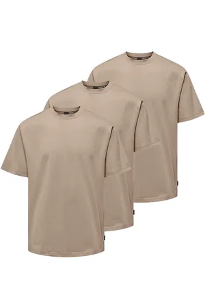 Only & Sons Heren t-shirt 3 pack Onsfred