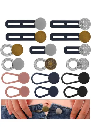 Merkloos 16 Broeken Riem Verlengknop Broekknop Verlenging Broekriem Verlenging Broek Verlenging Zwangerschap Jeans Knop Verlenging
