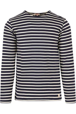Armor.lux Armor-Lux Houat Trui Strepen Donkerblauw