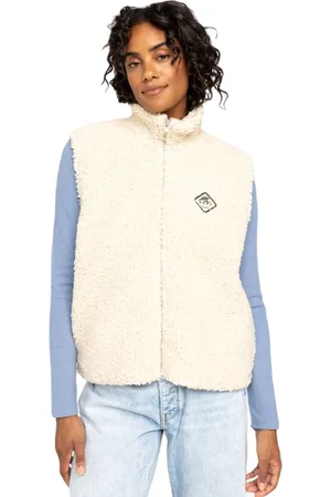 Roxy Cut The Night Bodywarmer - Parchment