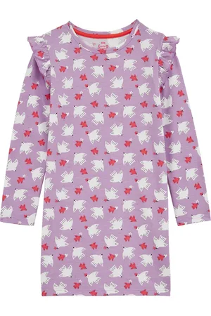 WE Fashion Meisjes nachthemd met dessin