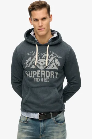 Superdry Lo-Fi Outdoor Mono Relaxed hoodie - Heren - Hoodies