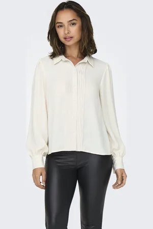 JDY DIEGO LIFE L/S PLEAT SHIRT WVN DIA - Dames - Blouses