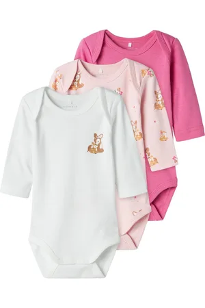 NAME IT NBFBODY 3P LS IBIS ROSE DEER NOOS - Baby